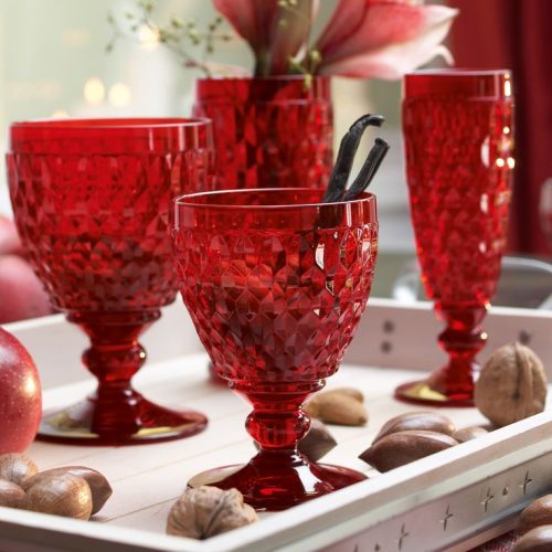 Verre À Vin Blanc Red Boston Coloured